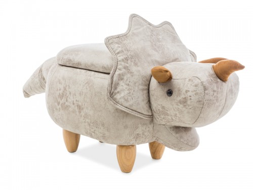 Пуф Damian dinozaur Signal світло-сірий